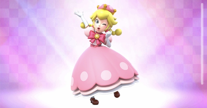 キノピーチ　落ちているダッシュきのこを使ってダッシュ出来る