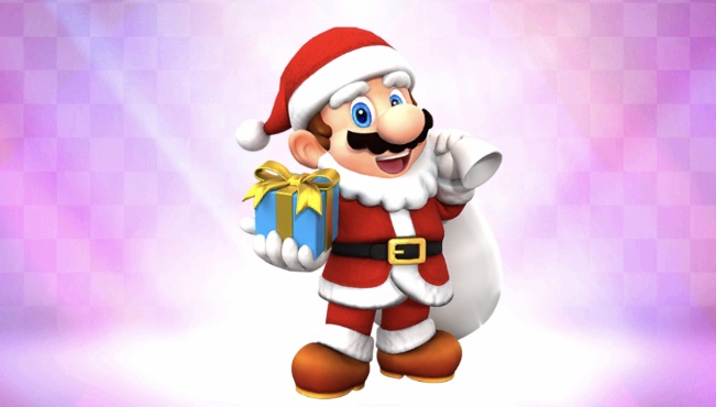 帽子をかぶったキャラ　一覧　マリオ(サンタ)