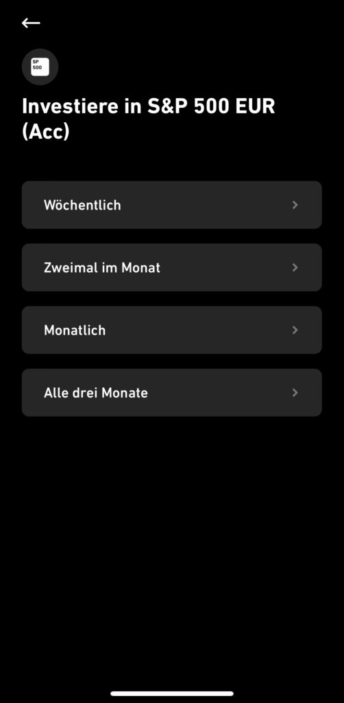 ヨーロッパ在住者におすすめの投資をするための証券口座　trade republicの使い方　積み立て方法2