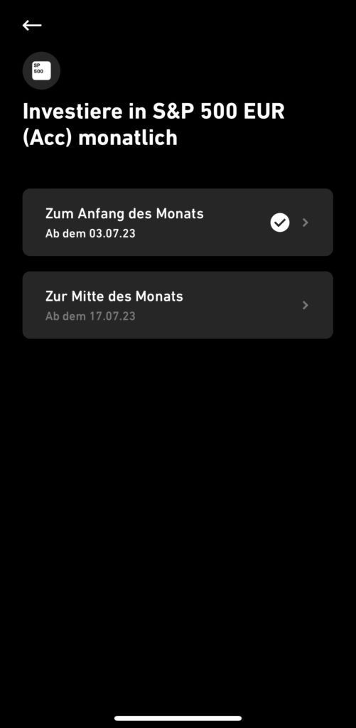 ヨーロッパ在住者におすすめの投資をするための証券口座　trade republicの使い方　積み立て方法3