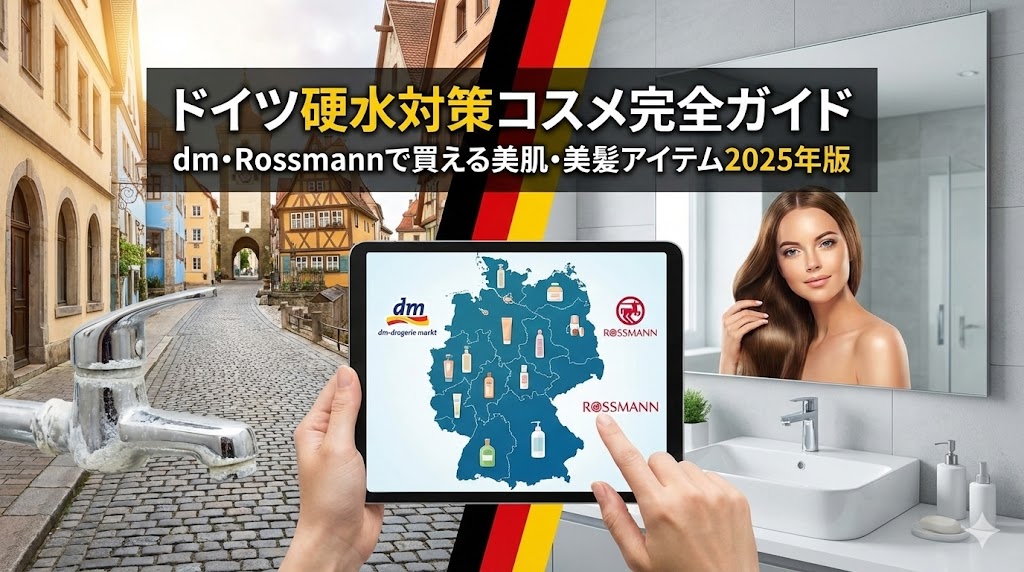 ドイツ硬水対策コスメ完全ガイド dm・Rossmannで買える美肌・美髪アイテム完全網羅ガイド