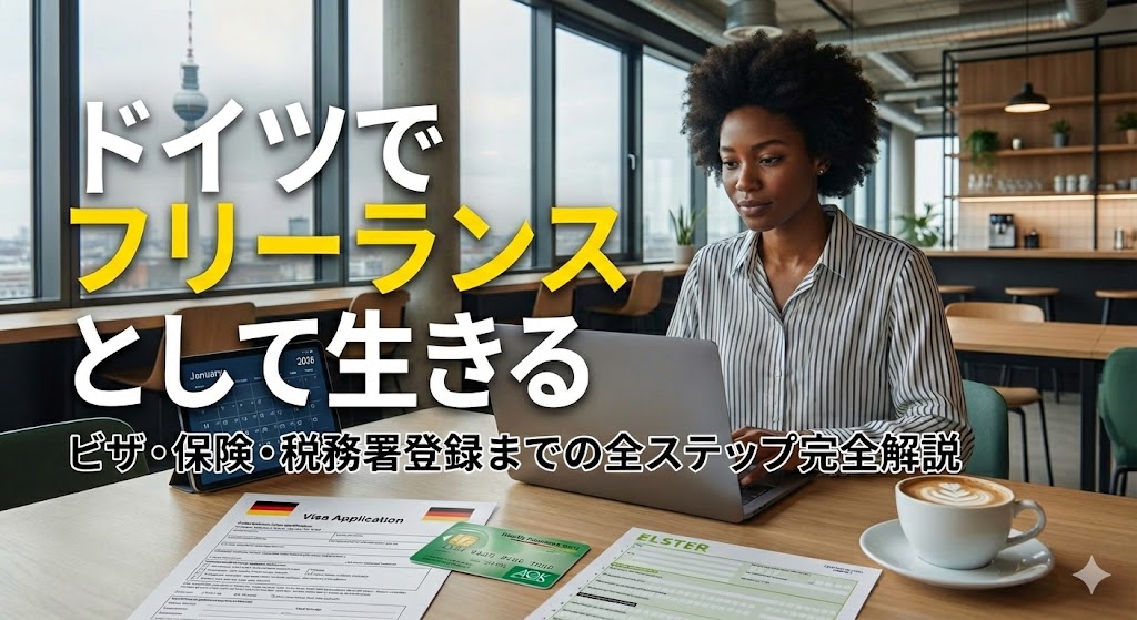 ドイツでフリーランスとして生きる：ビザ取得から健康保険、税務署への登録まで全ステップ解説