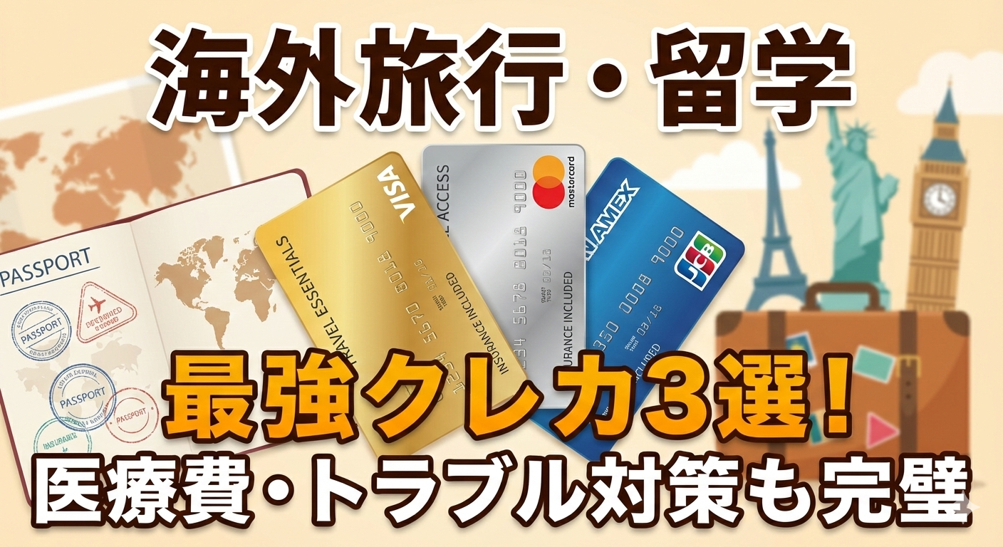 海外旅行　留学　クレジットカード　医療費　トラブル