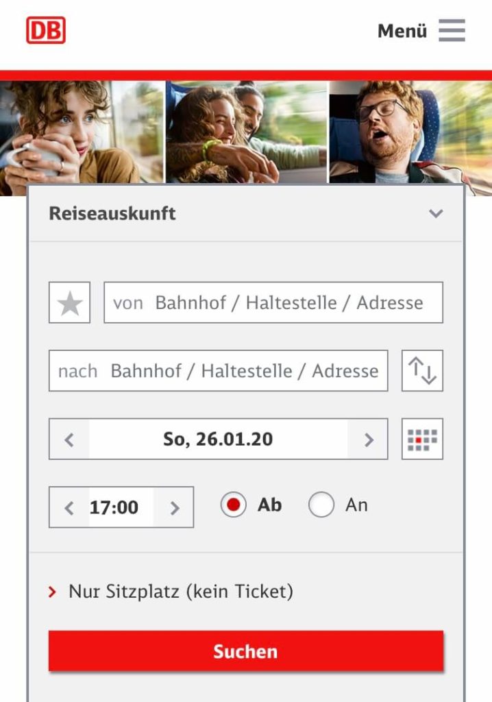 ドイツ鉄道(DB)遅延した際の対処方法 検索
